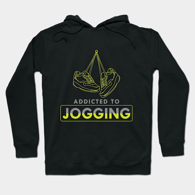 Addicted to jogging Hoodie by Markus Schnabel